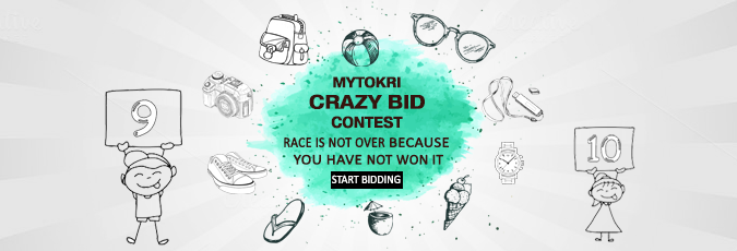 MyTokri Crazy Bid Contest