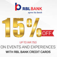 Get Upto Rs.750 OFF On Events and Experiences Tickets Booking Get Upto Rs.750 OFF On Events and Experiences Tickets Booking