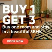 Oyo Rooms Buy 1 Get 3 Flash Sale - Live at 5 PM Oyo Rooms Buy 1 Get 3 Flash Sale - Live at 5 PM