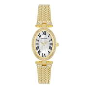 Anne Klein Quartz Analog White Dial Metal Strap Watch for Women-NEAK4022MPGB