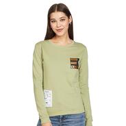 Max Women Cotton Round Neck Sweatshirt