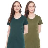 Orewa Women Women's Solid Regular Fit T-Shirt