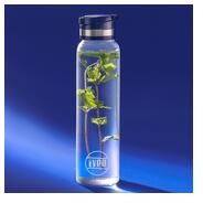 Iveo Borosilicate Glass Bottle, Aqua Aura | Water bottle for fridge