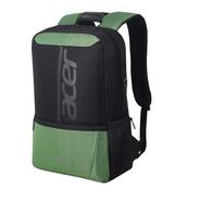 Acer Lite Extra Soft Padded Backpack Panel with Airmesh (16 Litre Capacity/Heavy Duty SBS Zippers/Premium 1680D Polyester Fabric) Premium Black and Green
