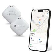 Portronics Worldtag Item Finder with Upto 1 Year Battery Life, Bluetooth Tracker,MFi Certified, Item Locater for Keys, Wallets, Luggage, Gadgets etc,Only iOS Compatible with Apple Find My App