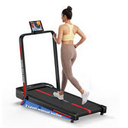 Lifelong 4 HP Motorized Treadmill for Home | 2 level Manual Incline | For Home workout Treadmill
