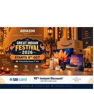 Amazon Great Indian Festival 2026 Dates (8th Oct 2026) & Offers