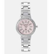 Carlton london Analog Pink Dial Women's Watch-CL012SPIS