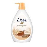 Dove Relaxing Shea Butter Body Wash with Vanilla for Soft Skin, Soothing Scent, 1L