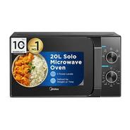 Midea 20L Solo Microwave Oven | 5 Power Levels + Defrost | 10-Year Magnetron Warranty | Mechanical Knob Control