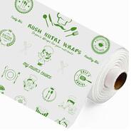 Rush Premium 1 Kilogram (1 KG) Nutri Wrap Food Wrapping Paper Roll with Sealing Sticker