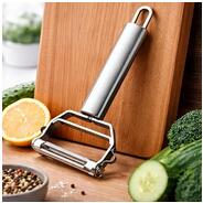 STARFRIT 3 in 1 Stainless Steel Vegetable Peeler, Julienne Slicer & Fruit Peeler