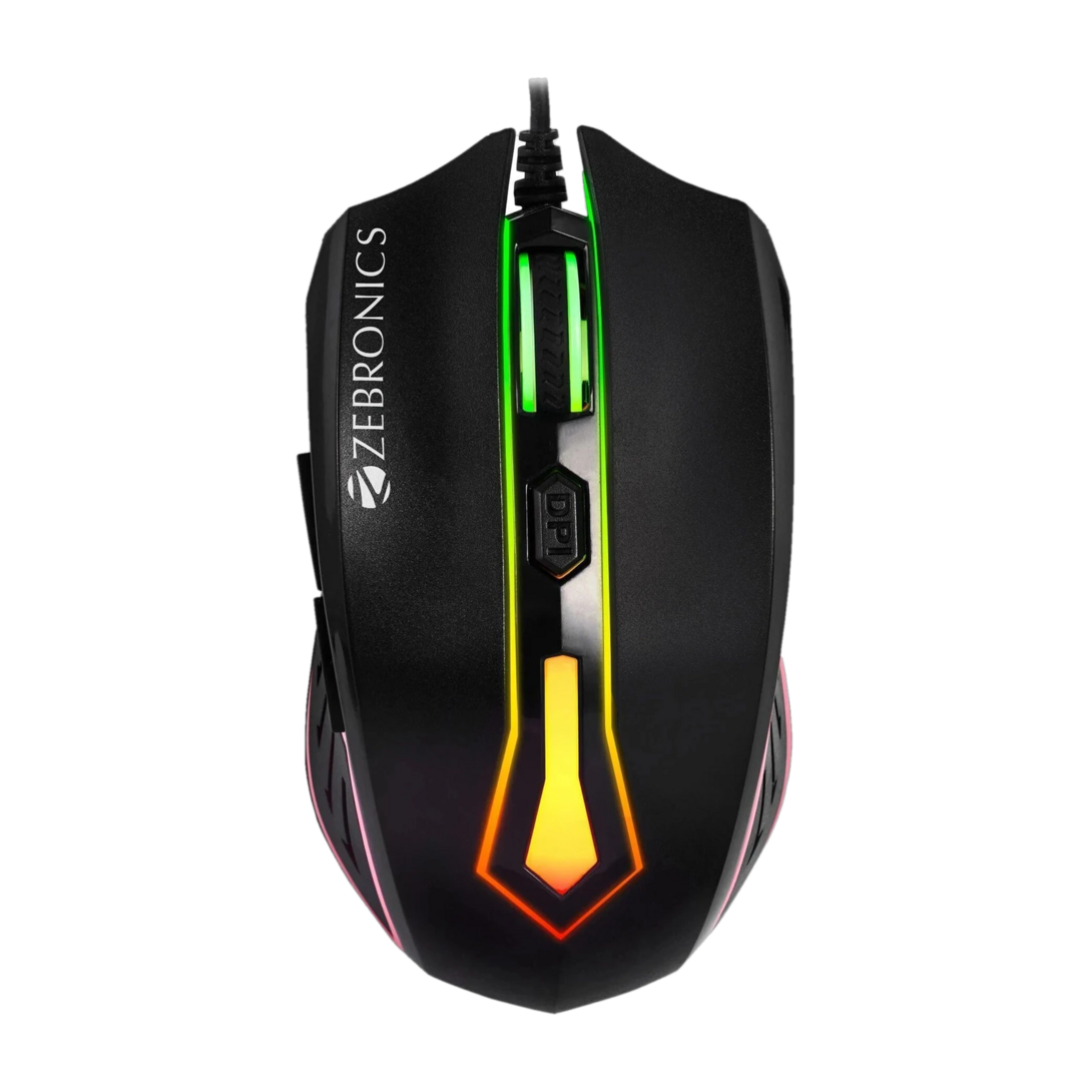 [100 % coins back]. ZEBRONICS Zeb - SNIPER Wired Ambidextrous Optical Gaming Mouse