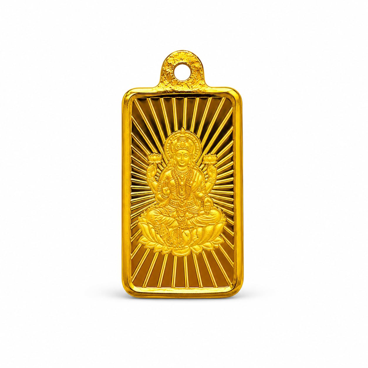 24 Karat (999) Pure 1 g Gold Bar Pendant - Laxmiji
