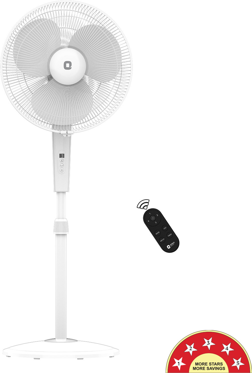 25% off coupon: Orient Electric Harrier BLDC Stand Fan | Energy Saving, Whisper Quiet Operation with 2 Year Warranty BLD