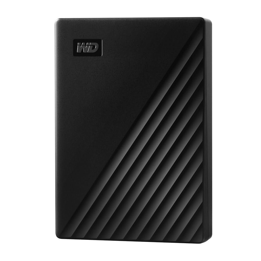 5TB My Passport&reg; External HDD, Black USB 3.0 with Automatic Backup, 256 Bit AES Hardware Encryption,Password Protection
