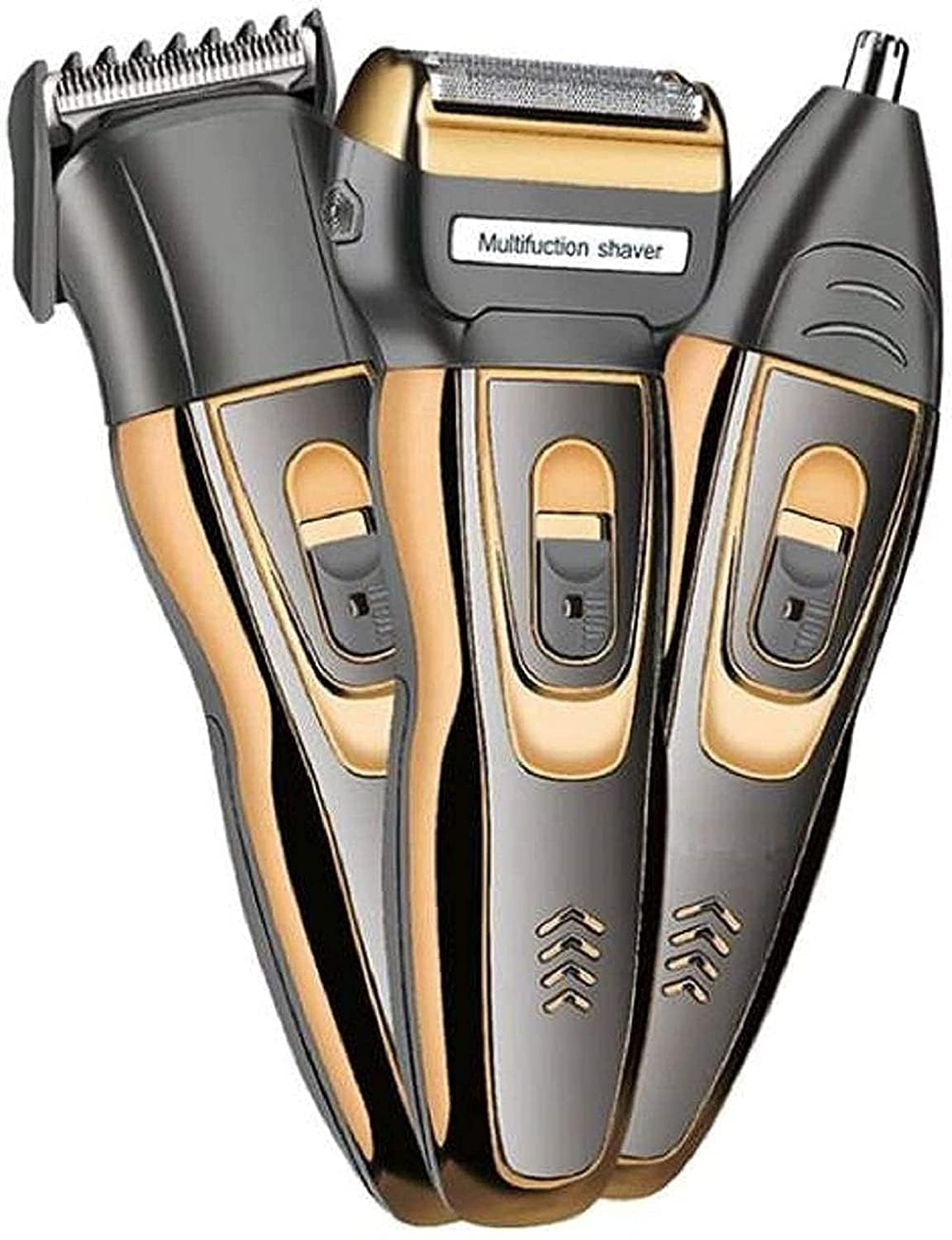 AANTAR THE DIFFERENCE Men Geemy Gm 595 Electric Clipper Hair Cut Grooming Set 3-In-1 Beard Nose & Ear Trimmer Shaving