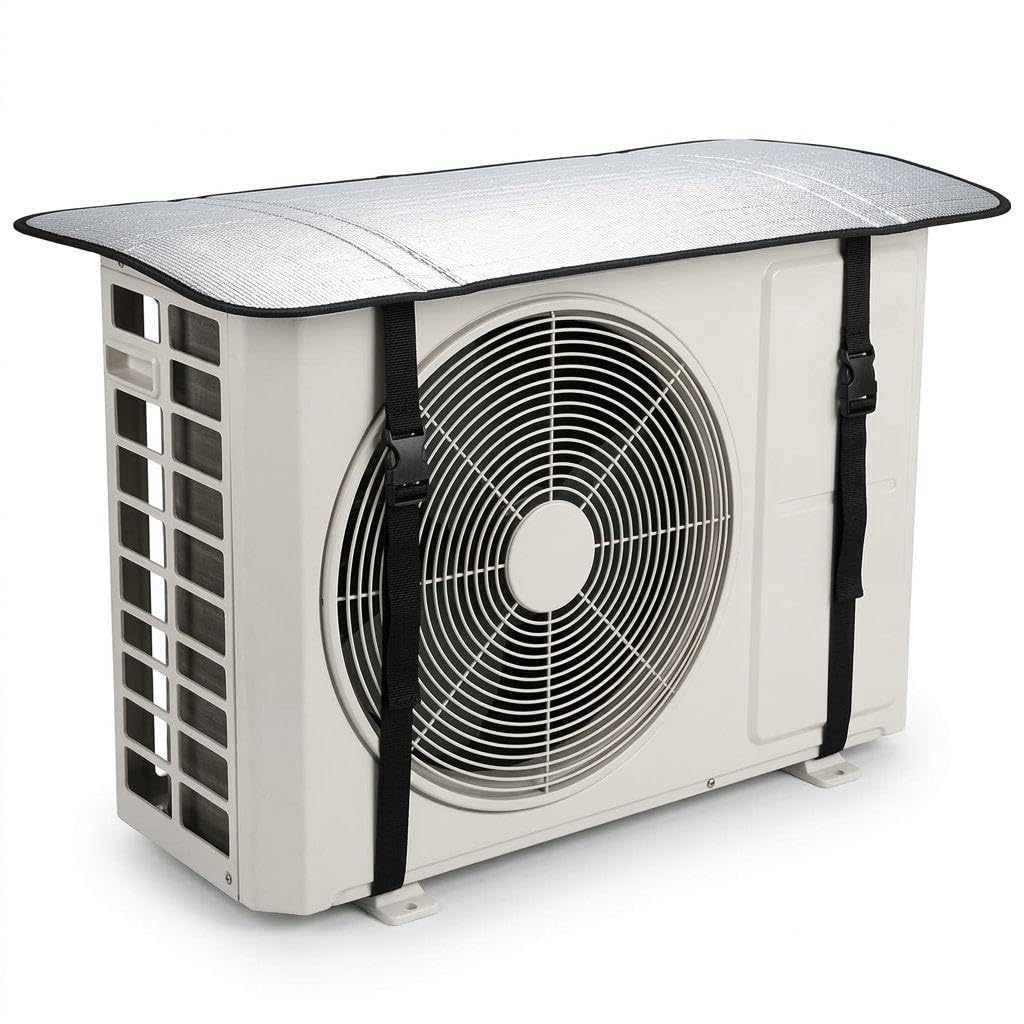 AC Outdoor Unit Protector Cover | Waterproof & Heat Resistant Insulation Sheet | Heavy Duty AC Outdoor Cover for 1 Ton S
