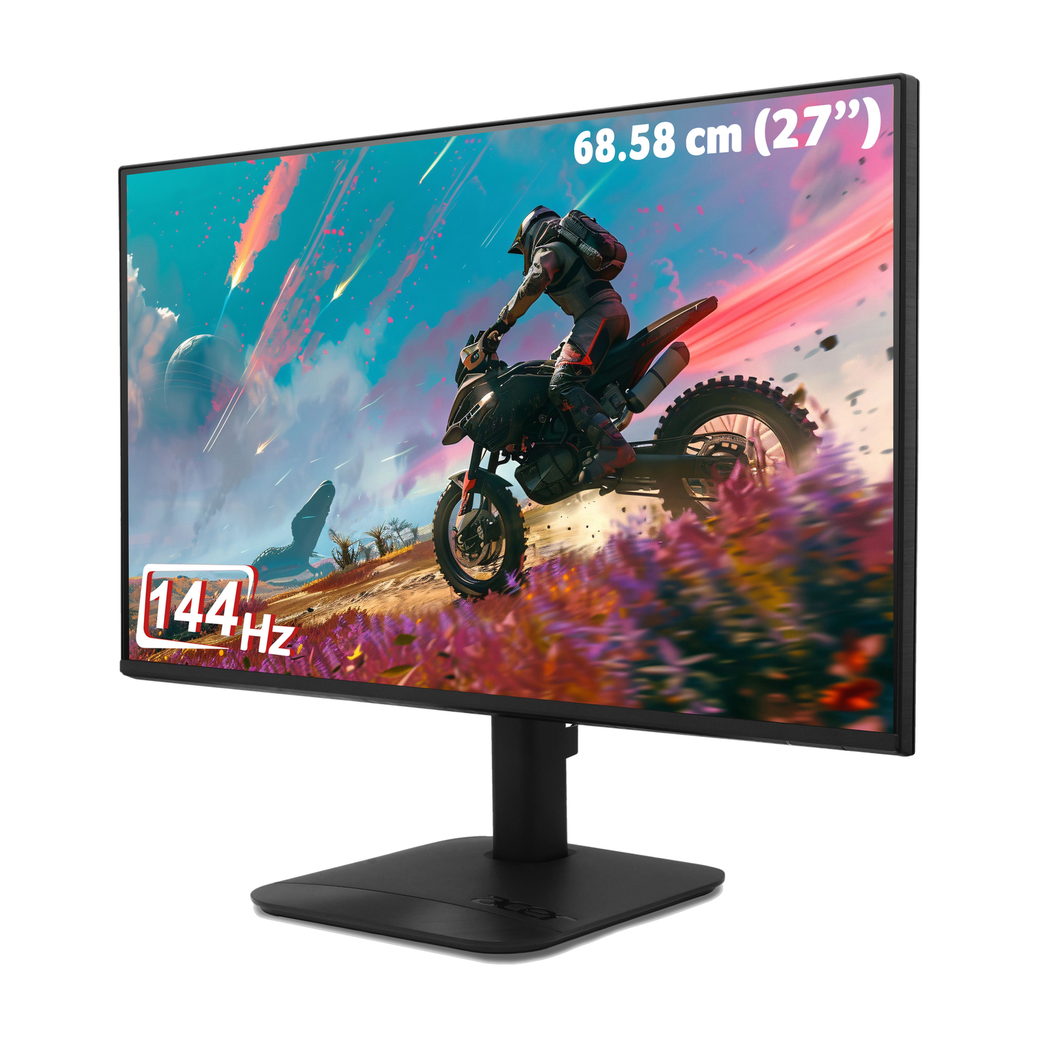 Acer KA-Series 68.58 cm (27 inch) Full HD LED Backlit IPS, 250 Nits Brightness, 99% sRGB(Time=1 ms, 144 Hz)