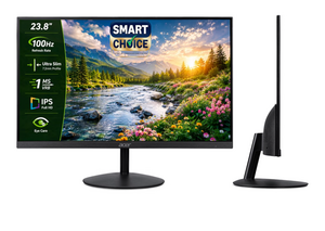 Acer SmartChoice SA242Y E 23.8 Inch Full HD IPS Monitor I 100Hz Refresh Rate I 1ms VRB I AMD FreeSync I Ultra Slim ZeroF
