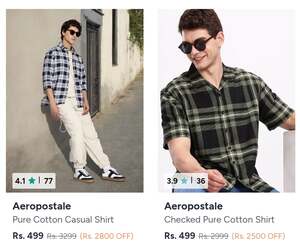Aeropostale Cloths Up to 85% Off + Extra 10% with Coupon
