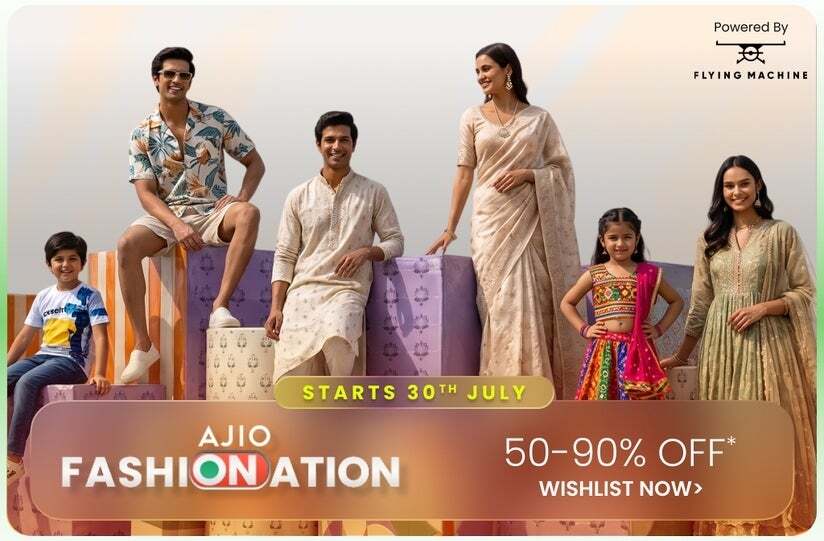 Ajio FashiONation Sale - 50-90% off