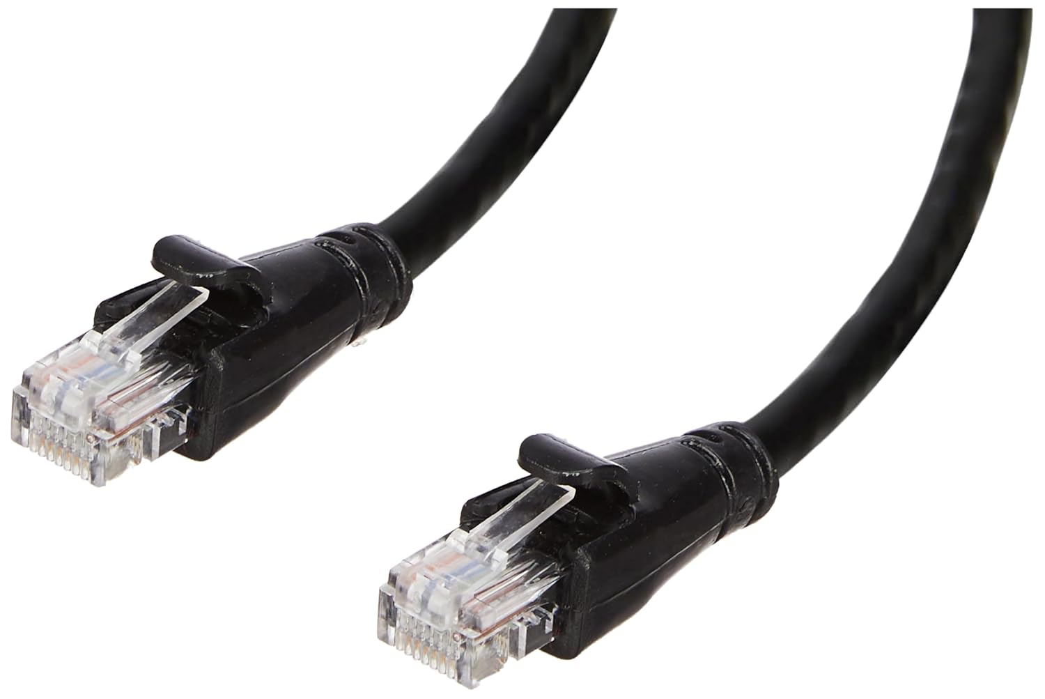 amazon basics RJ45 Cat-6 Ethernet LAN/Patch Cable for Personal Computer - 3 Feet (Black)
