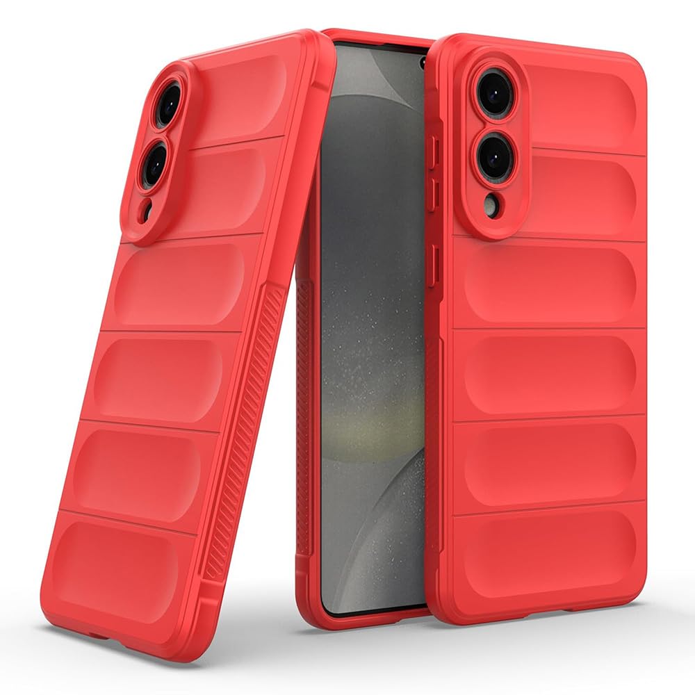 Amazon Brand-Solimo Mobile Cover for Samsung Galaxy S25 Edge 5G | Full Camera Protection | Liquid Silicon Case | Flexibl