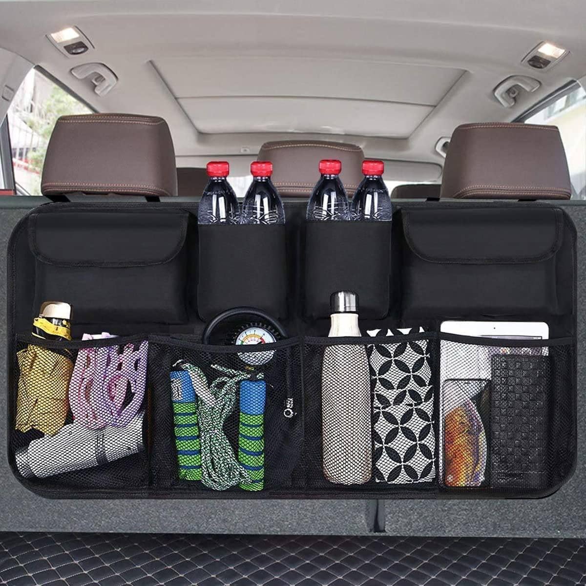 Amazon- Car Back Seat Organizer with 8 Storage Pockets @ 349/