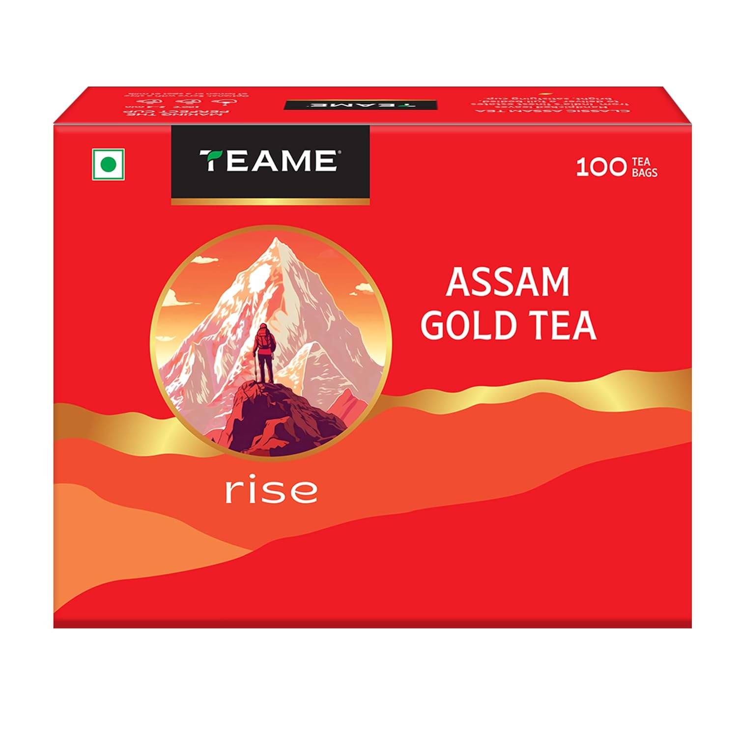 [Amazon Fresh/Now] TE-A-ME Assam Gold Tea Bags 100 Pcs | Assam Chai [50% Coupon - Location Specific]