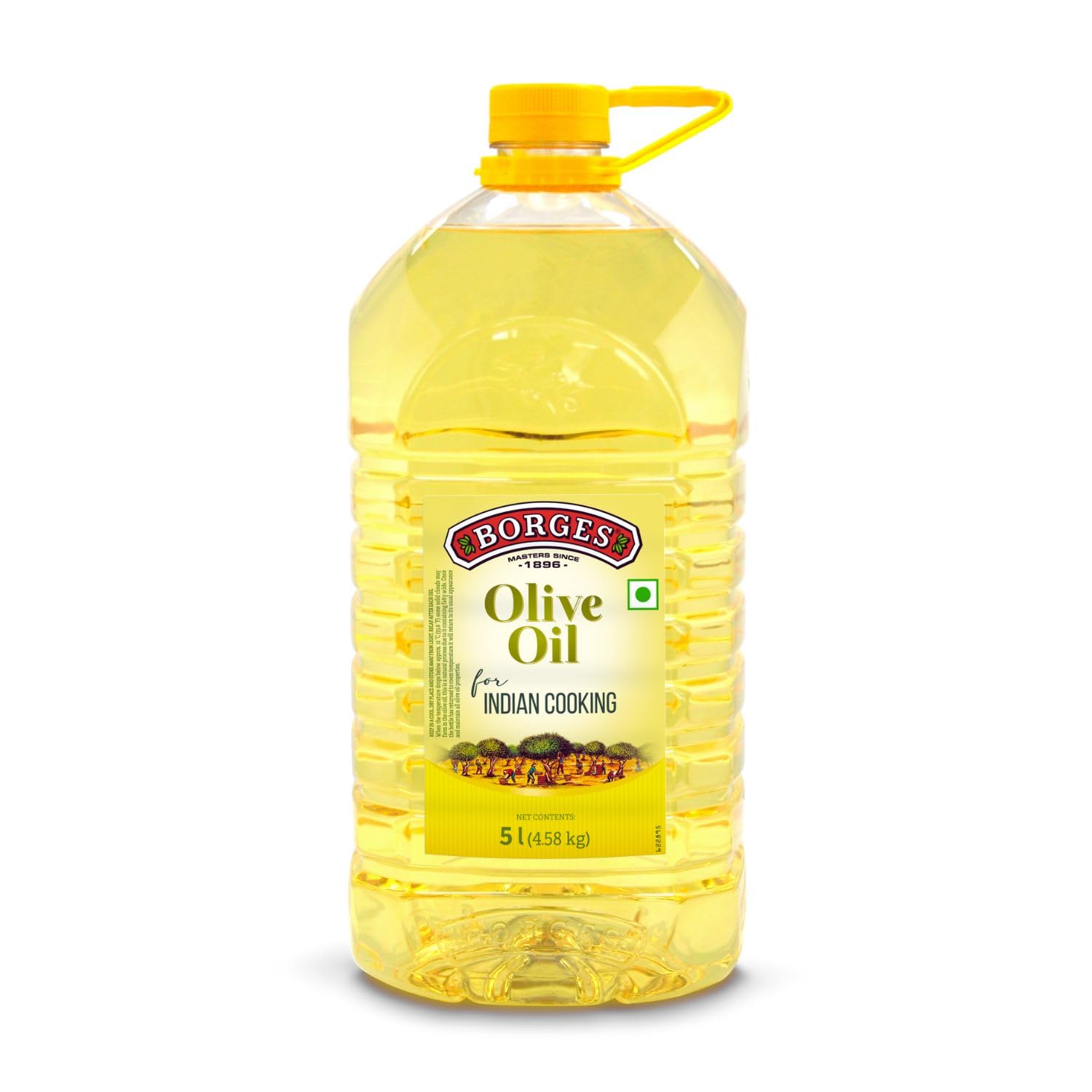 Amazon Now-Borges Olive Oil for Indian Cooking, 5L PET Bottle