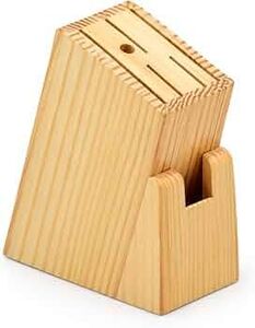 Amazon Sample @Rs 99 Wooden Knife Block Stand for Kitchen with 6 Knife Slots (User Specific)