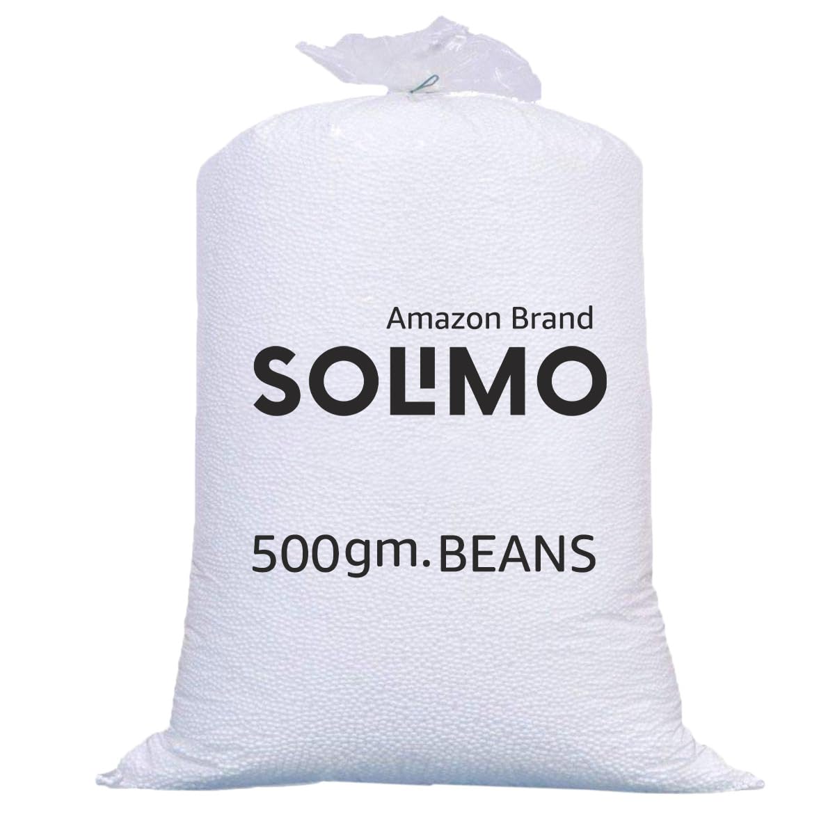 Amazon Solimo Bean Bag Refill Pack 500g | White
