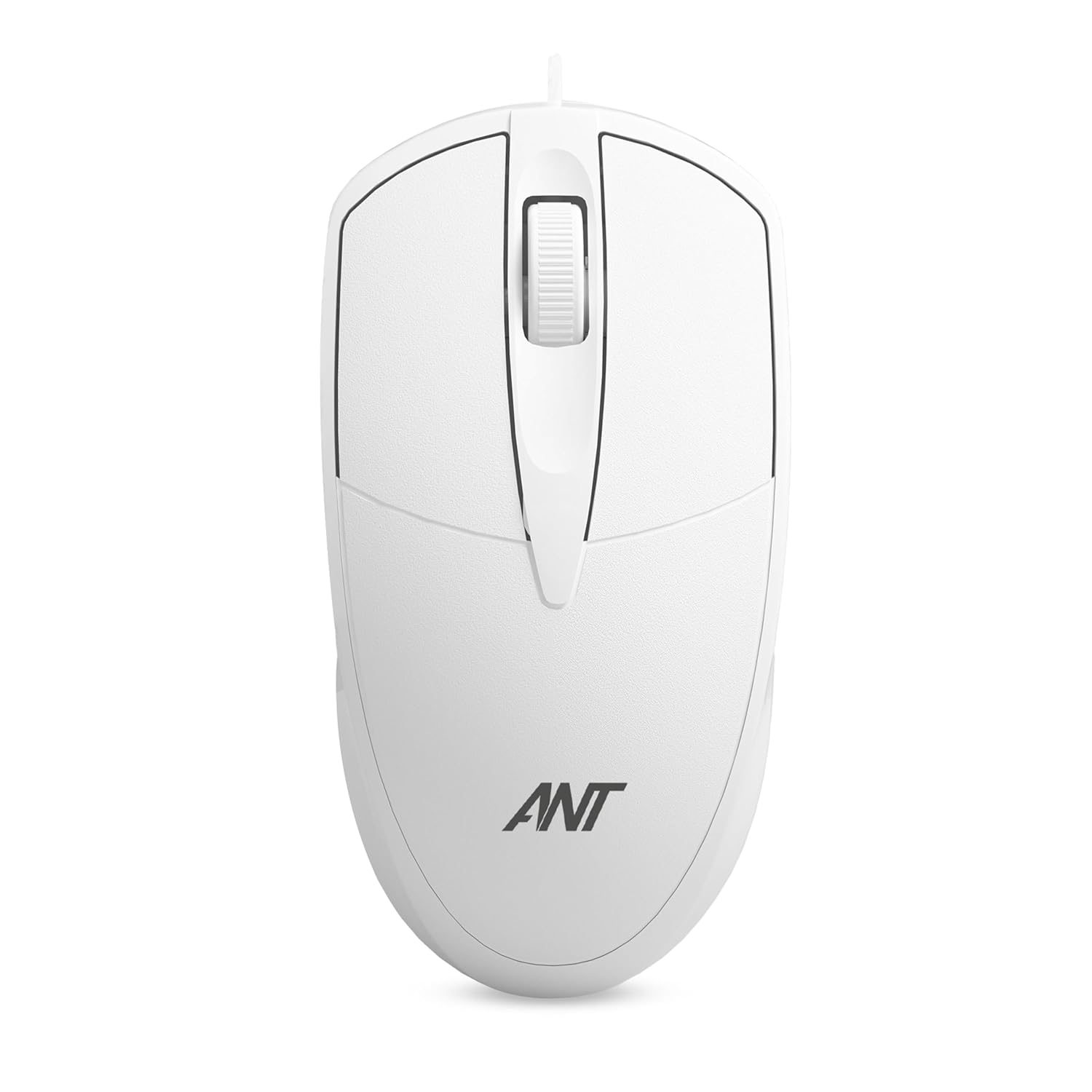 Ant Globe 10 Wired Optical Mouse with 1200 DPI, USB Connectivity, Lightweight Design, Durable 3 Buttons, Compatible with