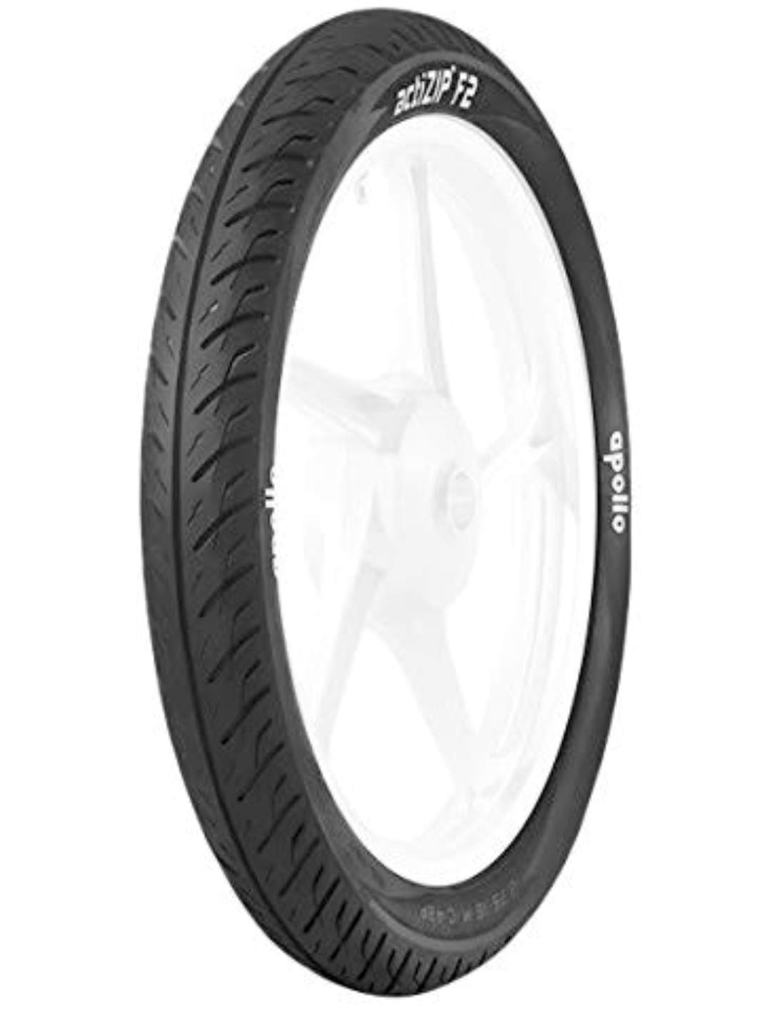 Apollo tyres Actizip F2 2.75-18 Tube Type Bike Tyre,Front, 2.75