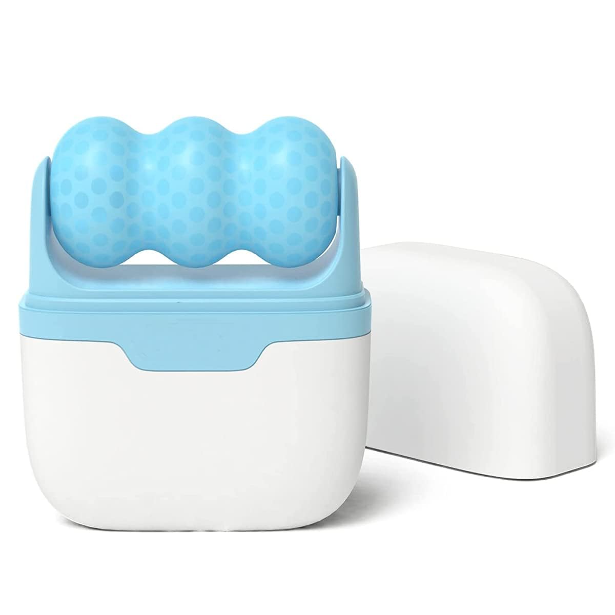 2-in-1 Ice Roller for Face & Body | Blue & White | With Case