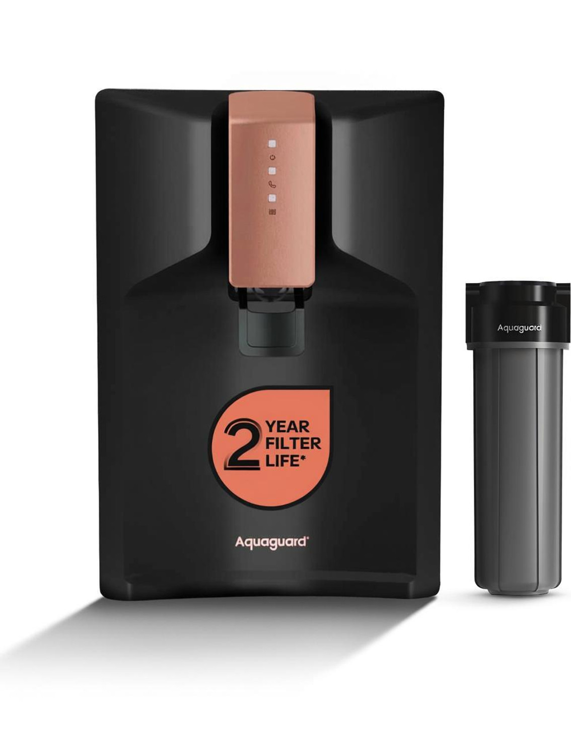 Aquaguard Enrich Glory 6L RO+UV+UF Water Purifier with Copper & Alkaline Boost | 12-Stage Purification, 2-Year Filter Li