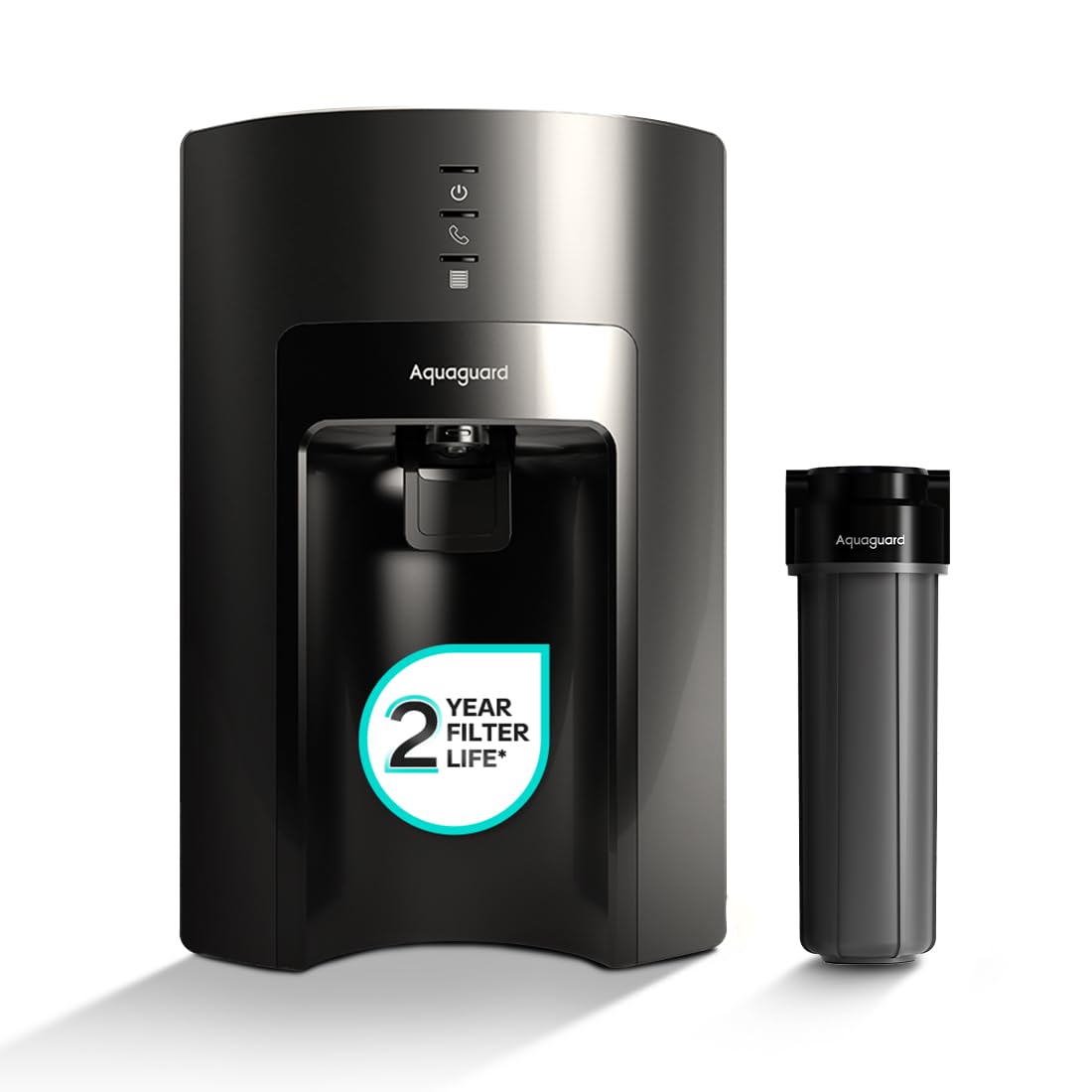 Aquaguard Sure Delight UV+UF 2X | 2 Year Filter Life | With Mega Sediment Filter | 6-Stage Purification