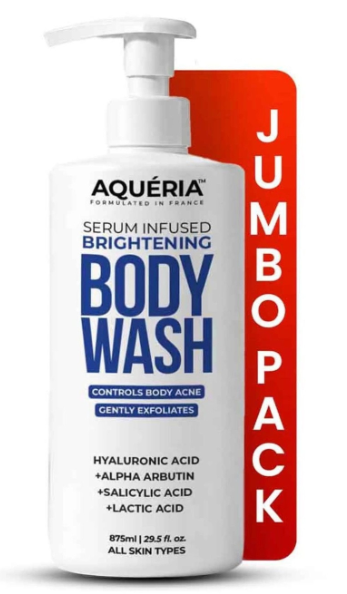 Myntra Loot : Aqueria 3 in 1 Brightening Body Wash with Hyaluronic Acid Alpha Arbutin 875 ml