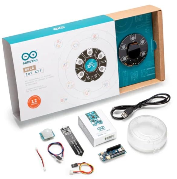 Arduino Opla IoT Kit AKX00026 | IoT Starter Kit, Smart Home Projects | Remote Controlled Lights, Home Security, Weather