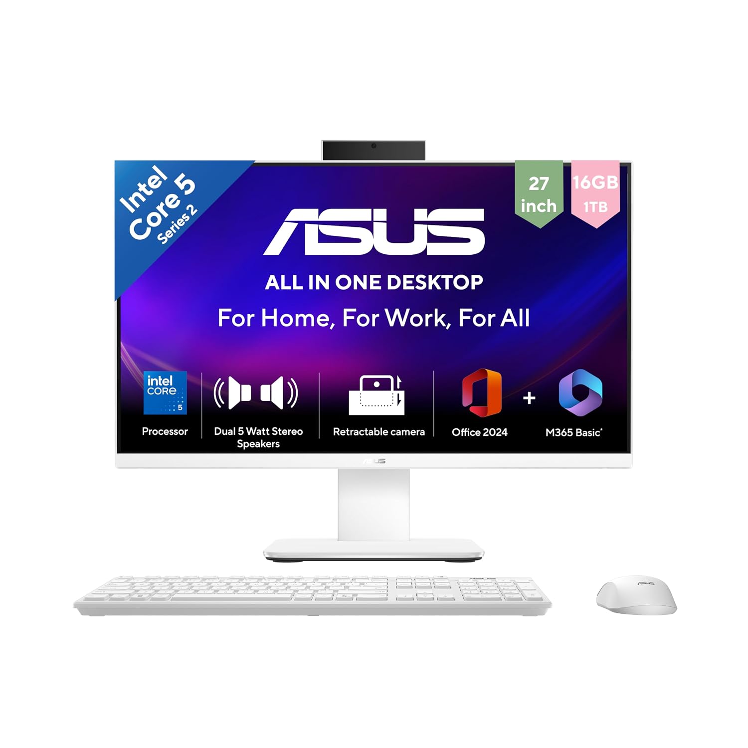 ASUS V470 (2026),i5-14th Gen,Intel Core 5 210H,Intel iGPU,16GB/1TB,FHD,27"(68.58 cm),Windows 11,M365 Basic(1Y),Office 24