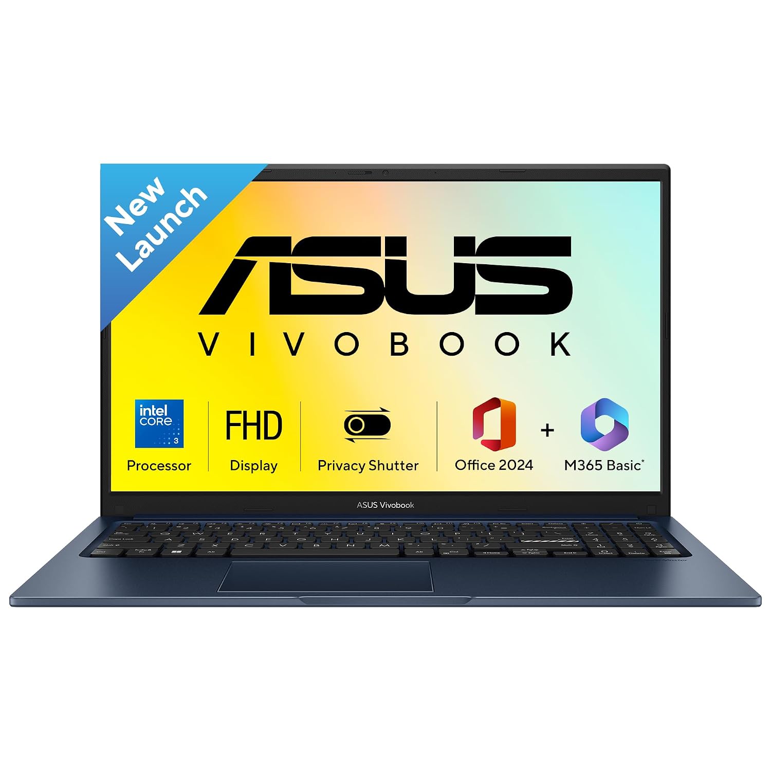 ASUS Vivobook 15 (2026),Intel Core 3 100U (i3-14th Gen),Intel iGPU, 8GB/512GB) Laptop