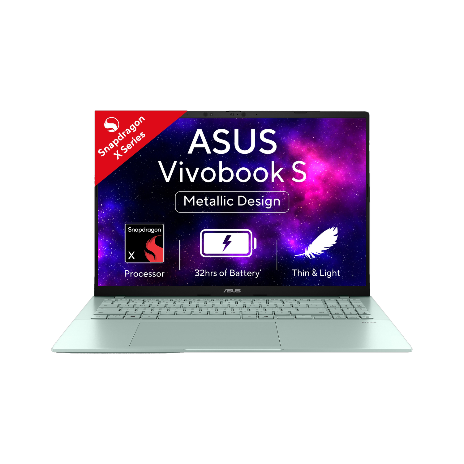ASUS Vivobook S16 OLED Snapdragon X (16 GB/512 GB SSD/Windows 11 Home)(16 Inch, Matte Gray, 1.74 Kg)