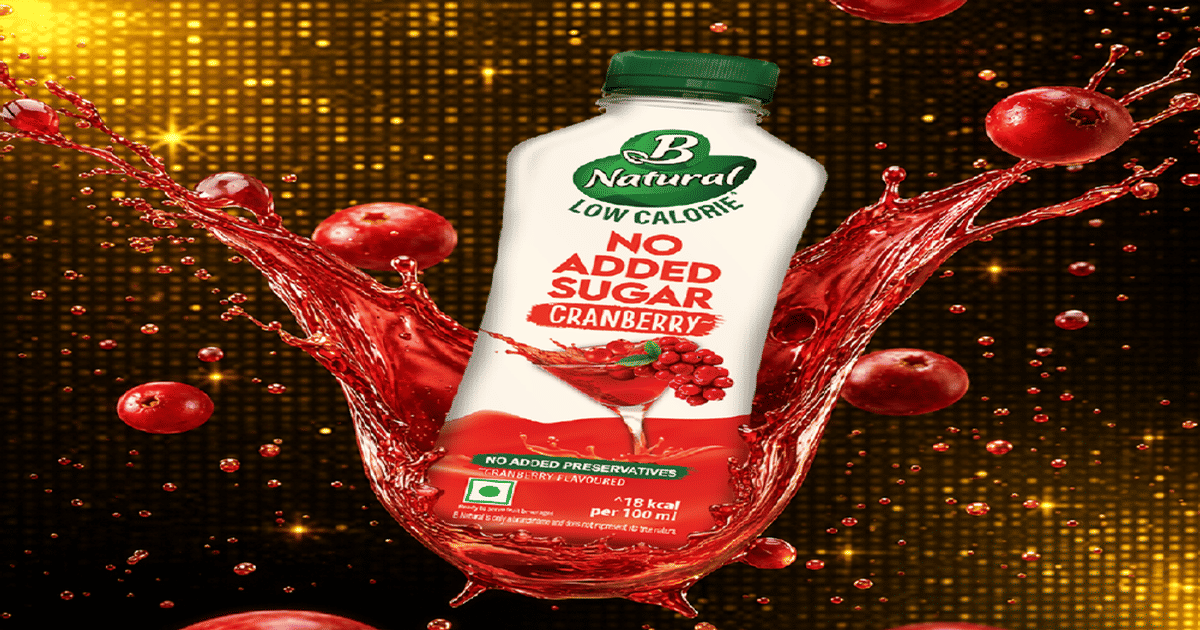 B Natural No added Sugar Cranberry 750ml