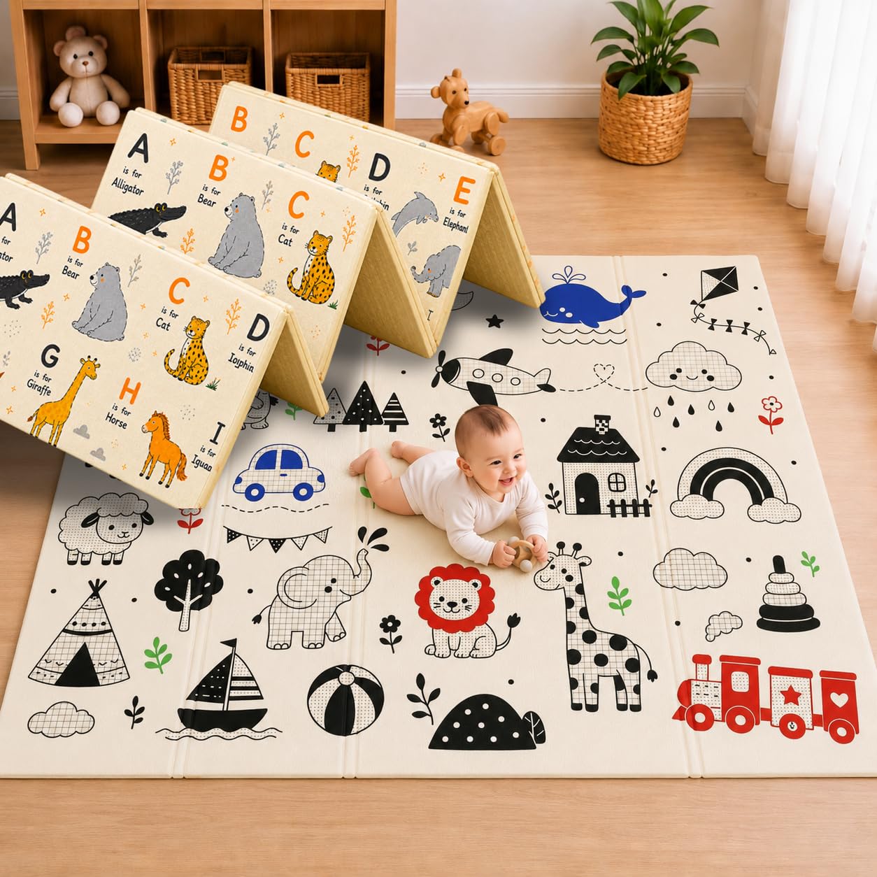 Baby playmat 6.5ftx4.5ft 8mm thickness @ 999