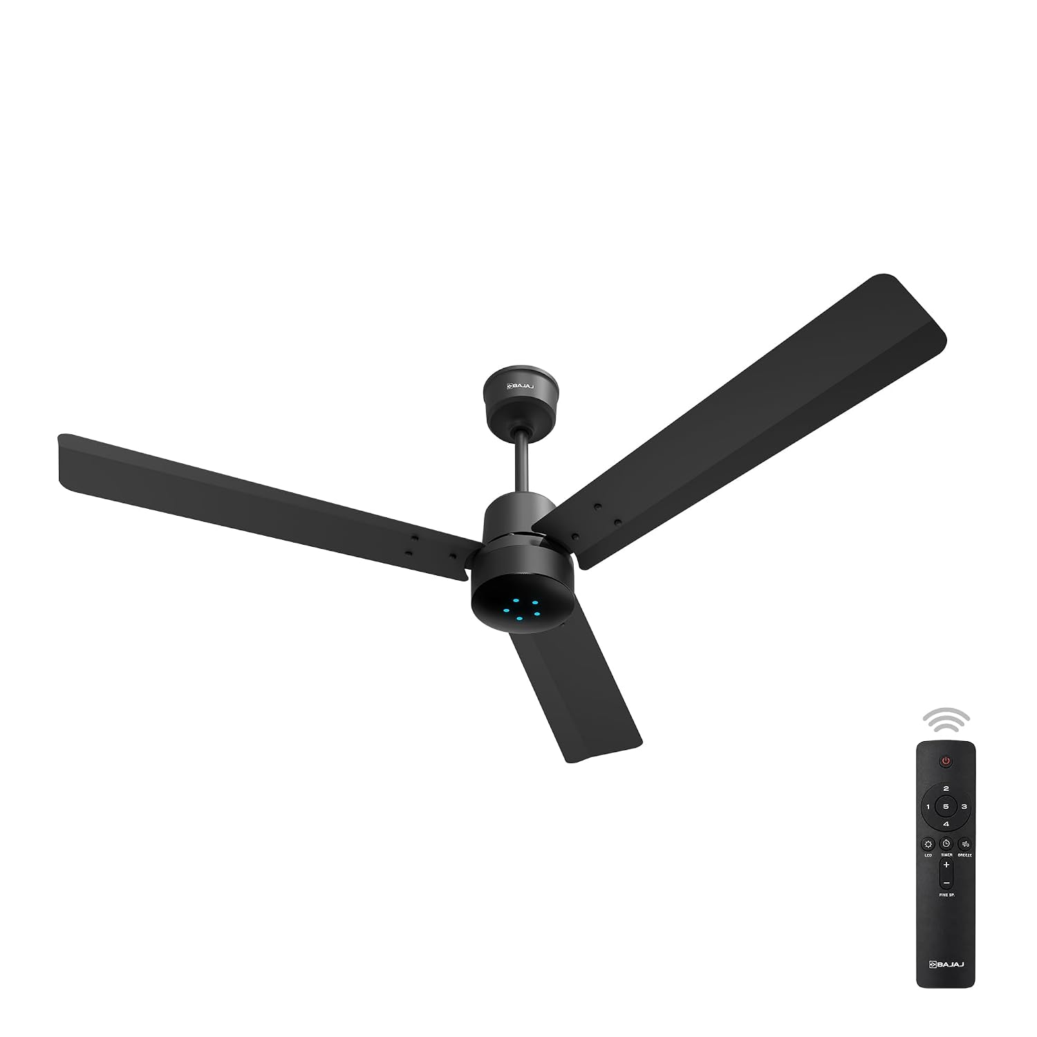 Bajaj Classico Sleek Neo 5S 1200MM BLDC Ceiling Fan with Remote|LED speed indicator|BEE 5 Star Rated Energy Efficient|Po