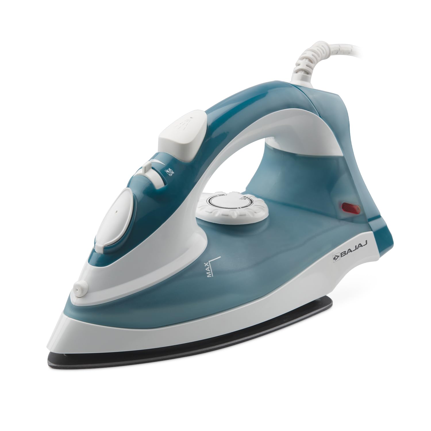 Bajaj MX 3 Neo Steam Iron | 1250 Watts Power For Faster Ironing | Vertical & Horizontal Ironing | Spray Function | Anti