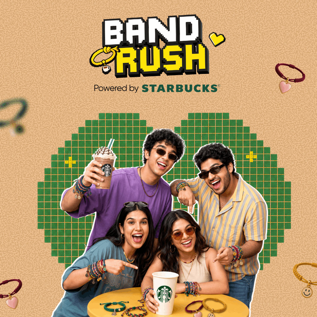 BAND RUSH Powered by STARBUCKS Collect Bands & Win FREE Coffee For A Year
