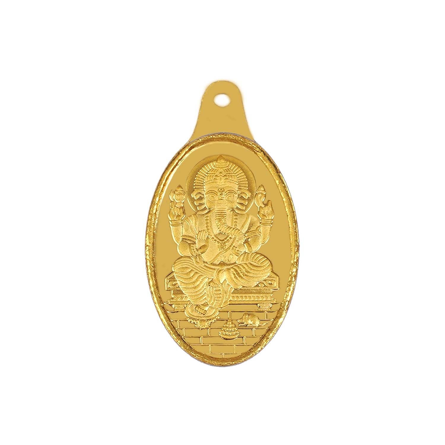 Bangalore Refinery 24k (999) Gold Coin Pendants 1gm