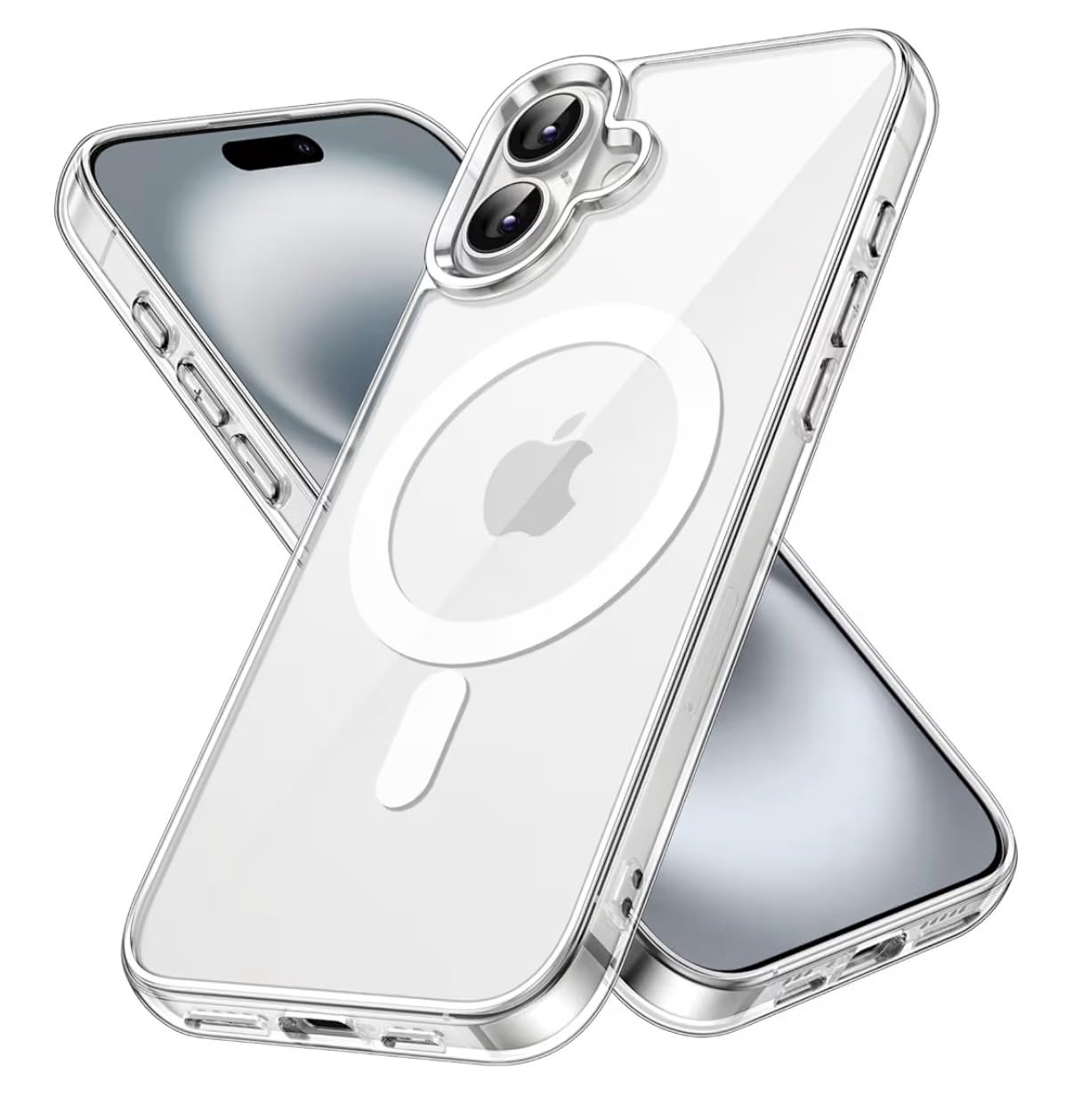Bathone Back Cover for iPhone 16 | Compatible with MagSafe | Premium Polycarb...